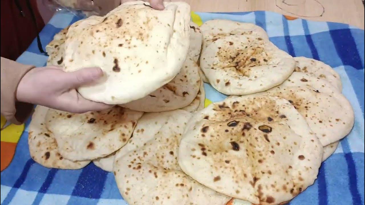 طريقة عمل الخبز البلدي في فرن البوتاجاز