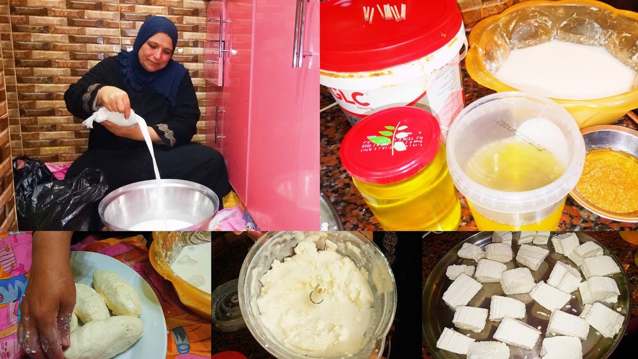 طريقة عمل الزبدة الفلاحي