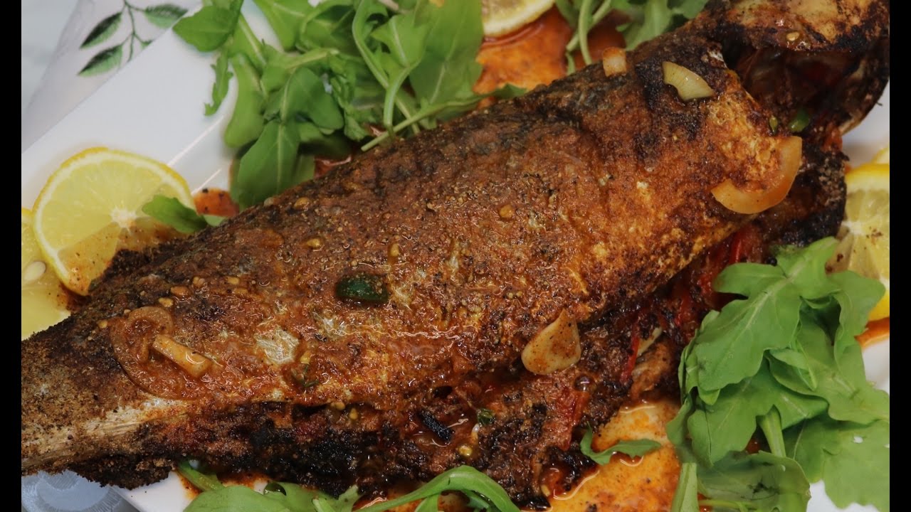 طريقة عمل السمك المشوي