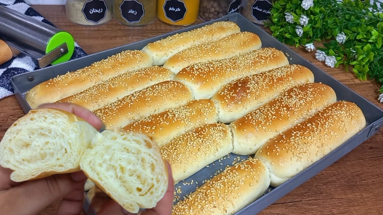 طريقة عمل العيش الفينو زي المخابز