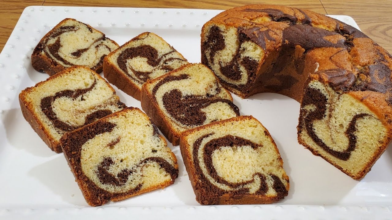 طريقة عمل الماربل كيك بمكونات سهلة
