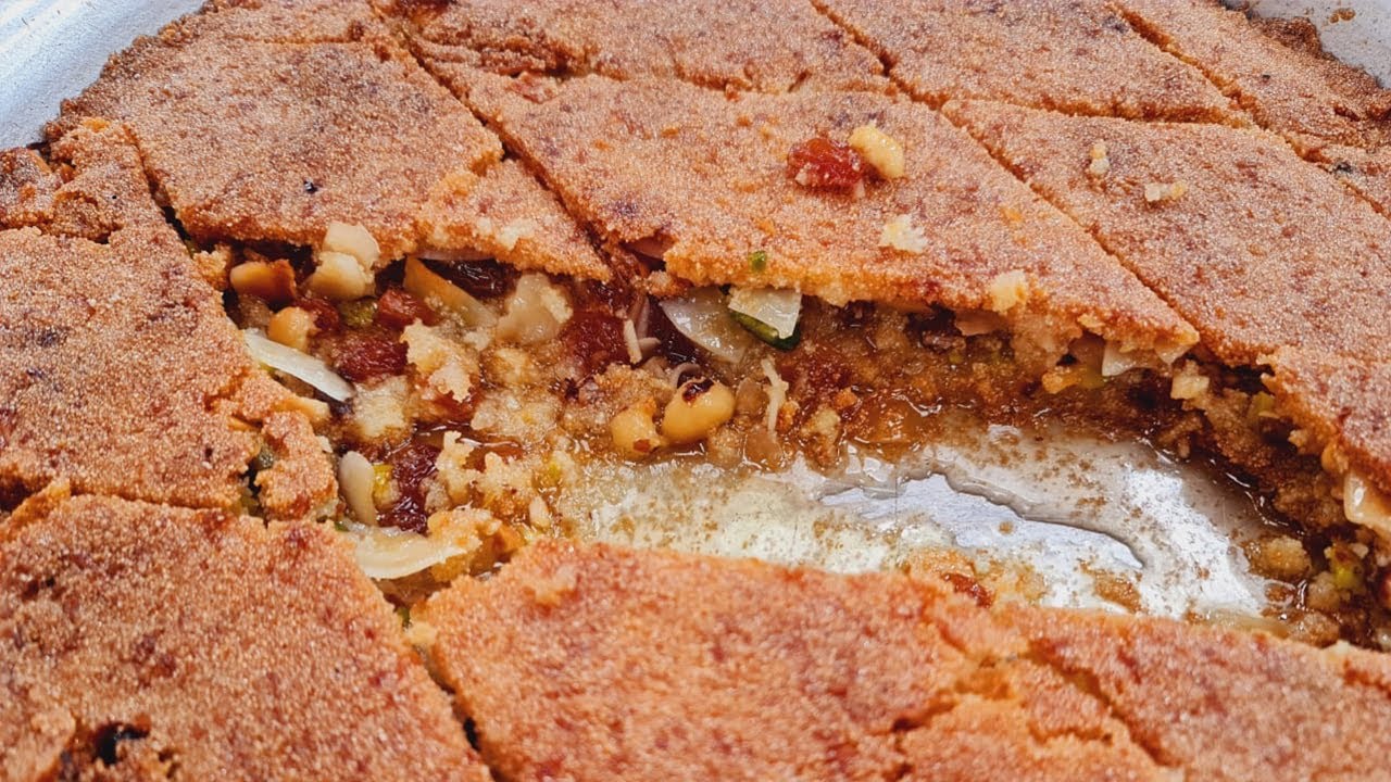 طريقة عمل الهريسة الحلوة بالمكسرات