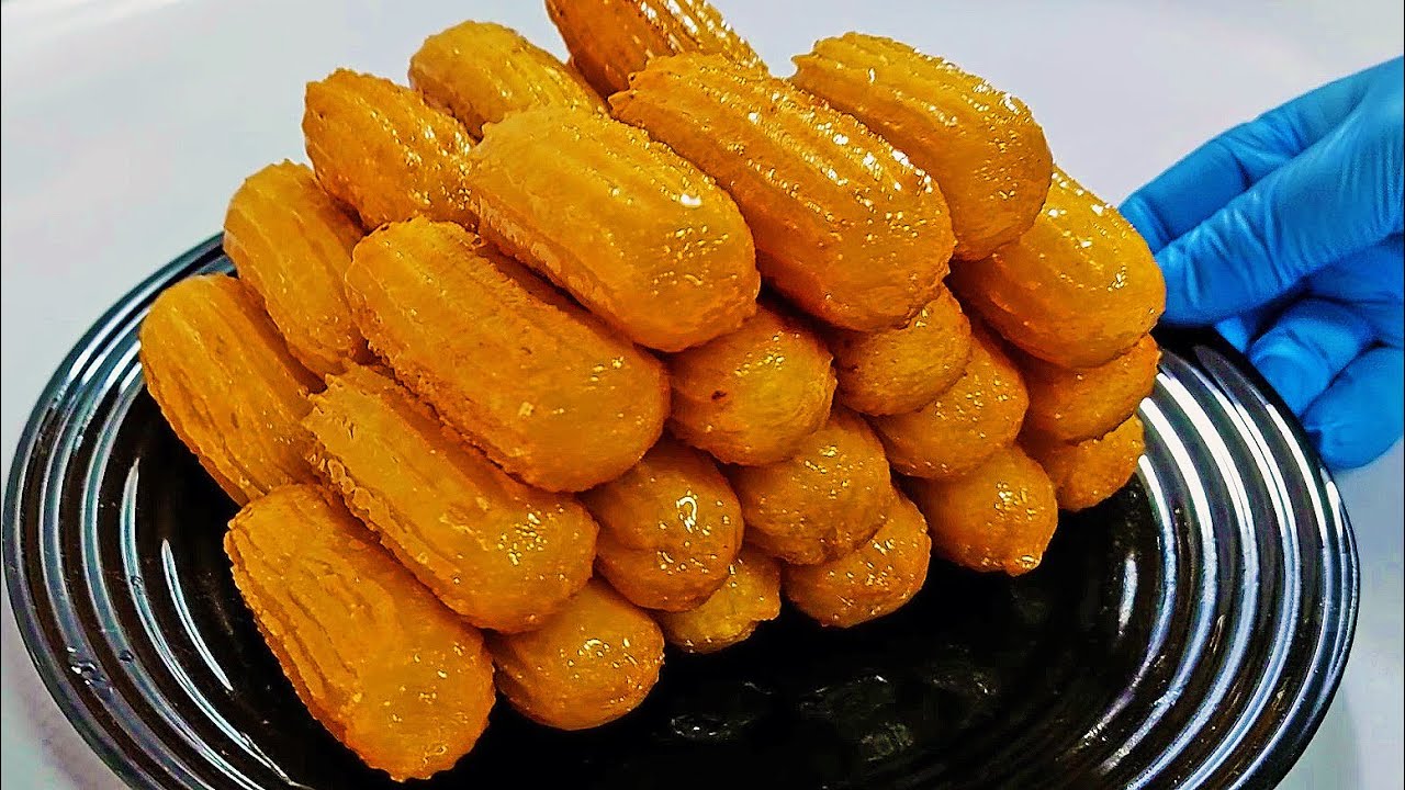 طريقة عمل بلح الشام المقرمش