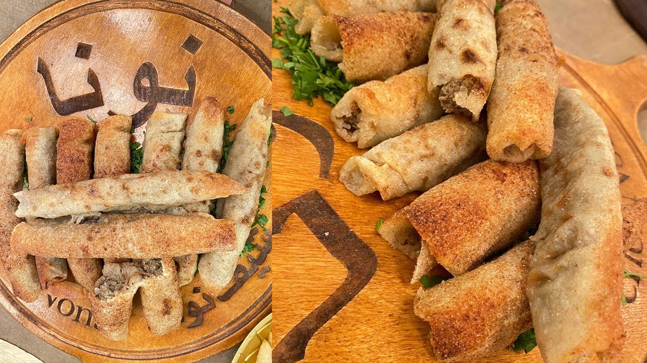 طريقة عمل حواوشي الرول علي الطاسة بخطوات سهلة