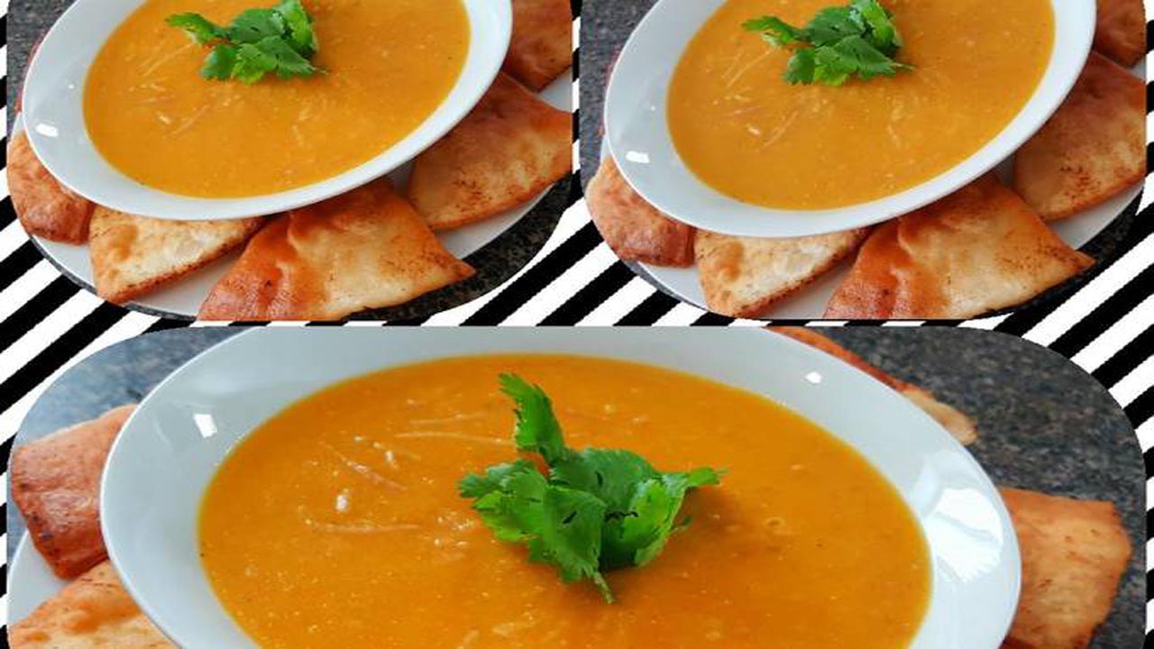 طريقة عمل شوربة العدس بالشعرية