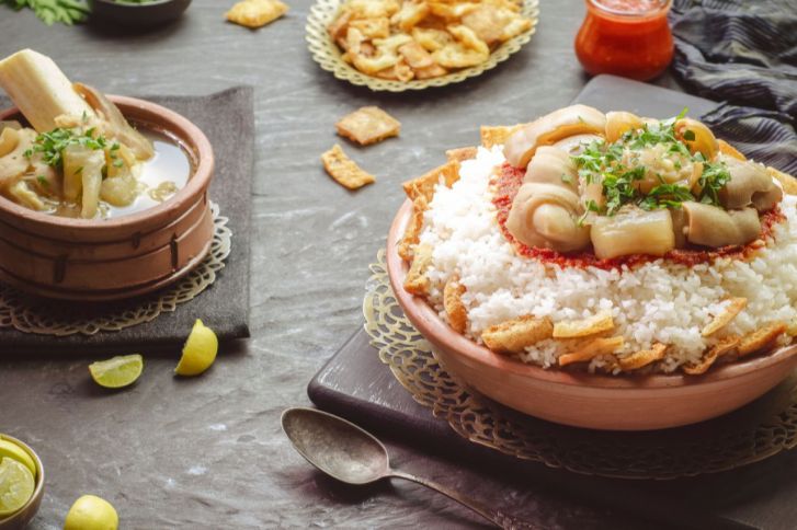 طريقة عمل فتة الكوارع الفلسطينية