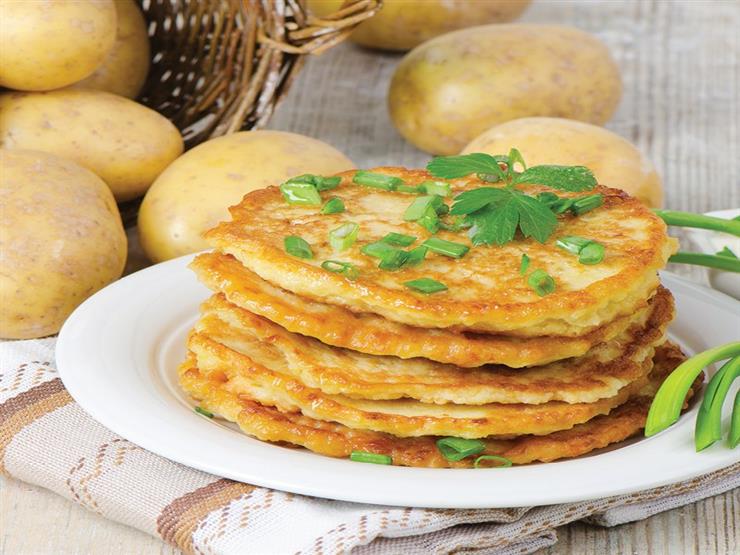 فطائر البطاطس في الطاسة