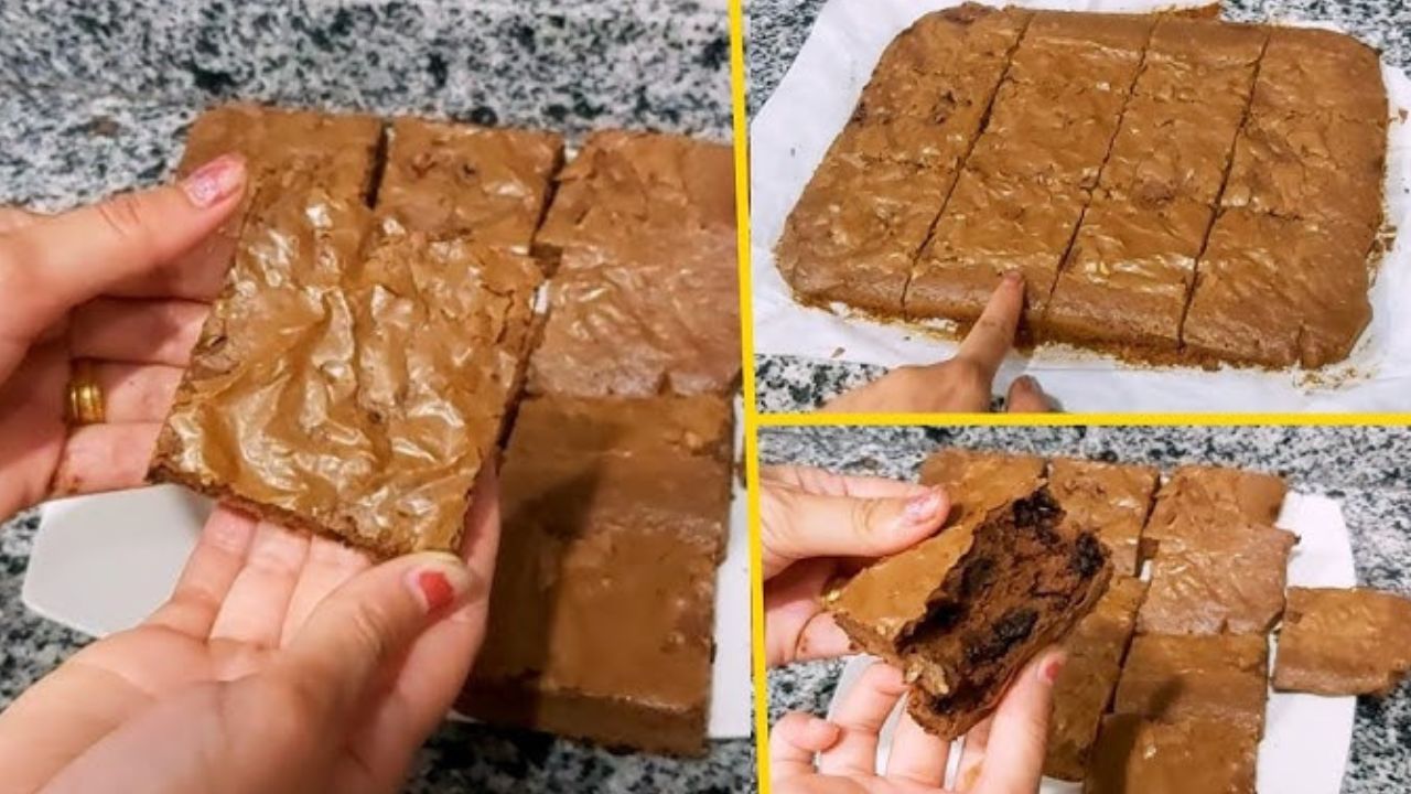 طريقة عمل كيكة البراونيز بصوص التوفي