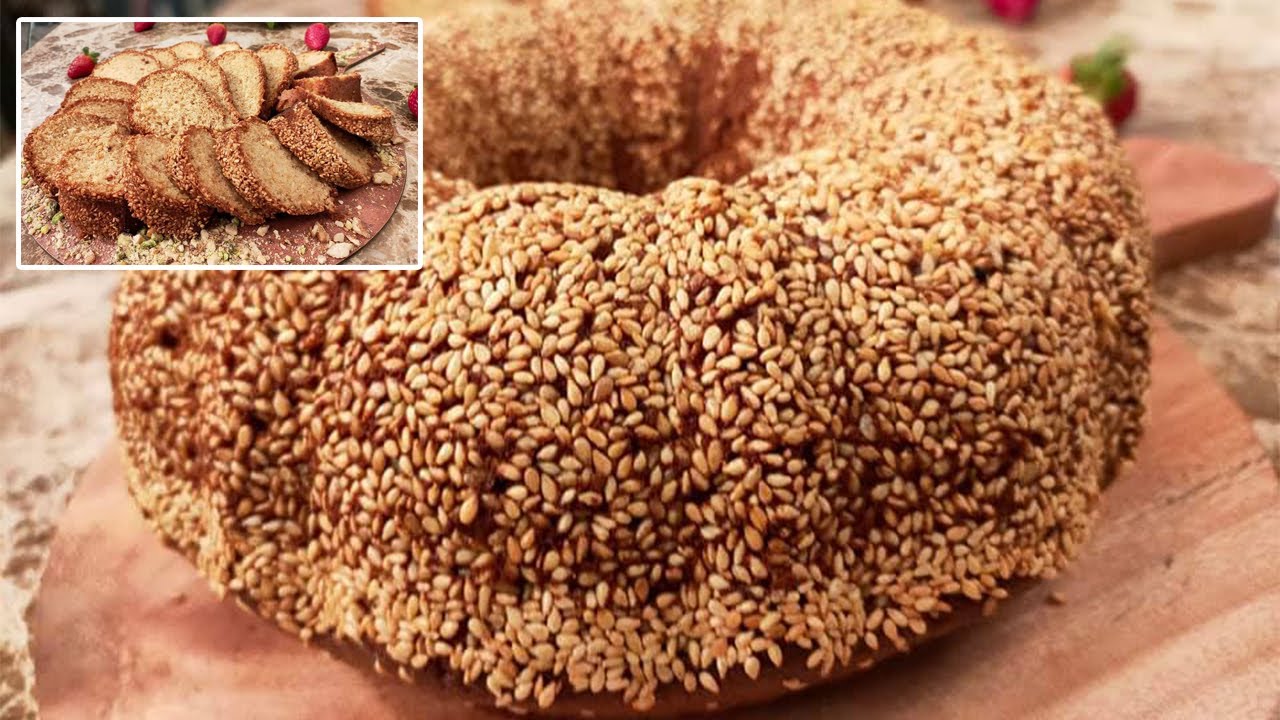 طريقة عمل كيكة السمسم