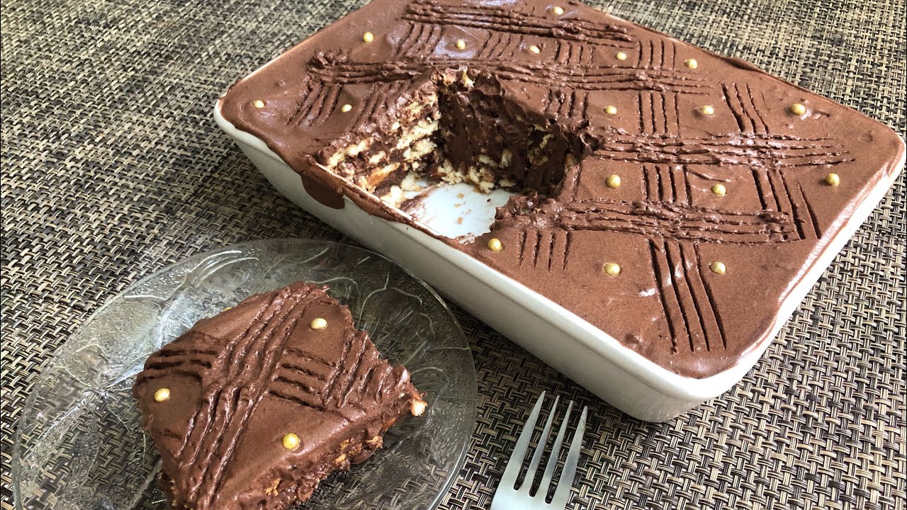 طريقة عمل كيكة الشوكولاتة الباردة