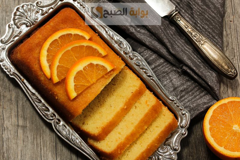 طريقة عمل كيكة بالزبادي والبرتقال