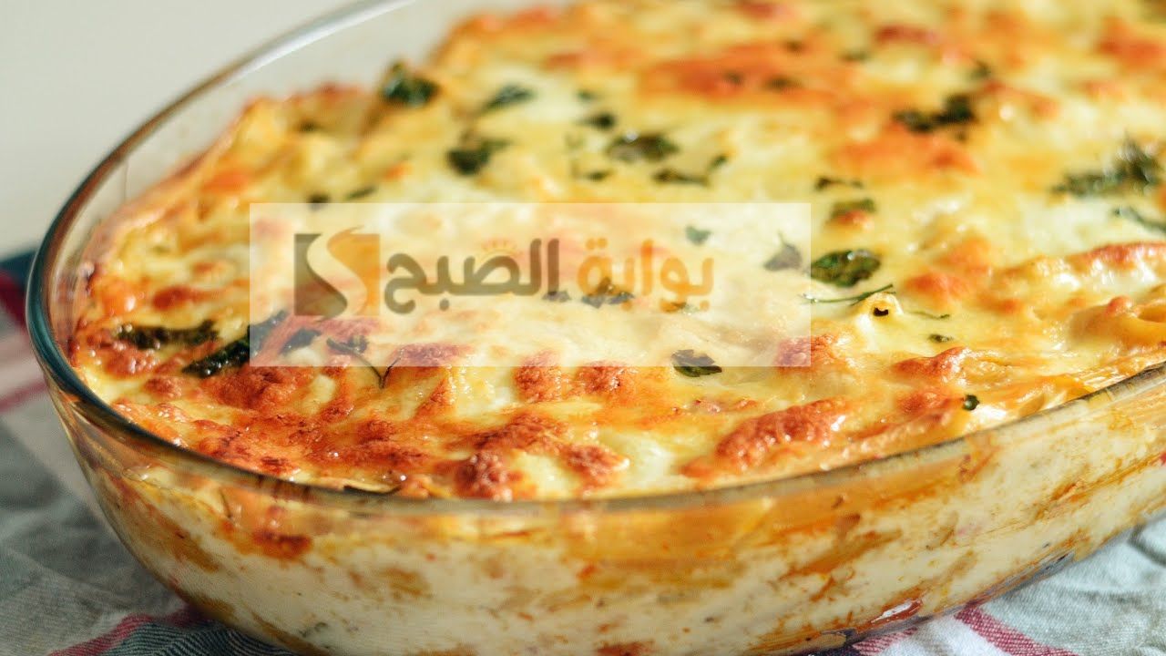 طريقة عمل مكرونة بشاميل باللحمة المفرومة
