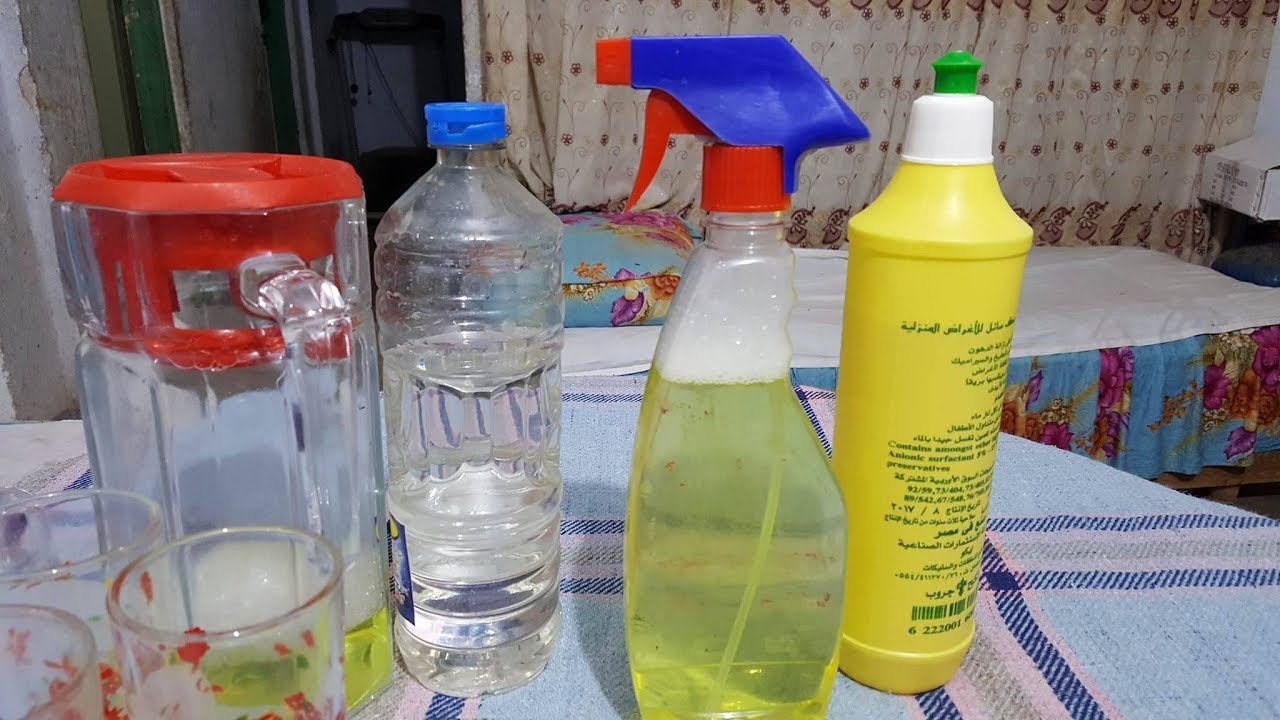 طريقة عمل منظف للزجاج