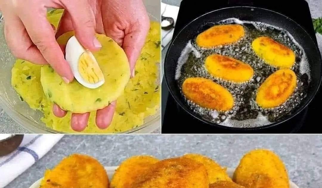 طريقة عمل اصابع البطاطس بالبيض المسلوق