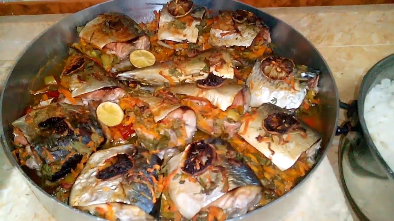عمل أحلى صينية سمك في الفرن