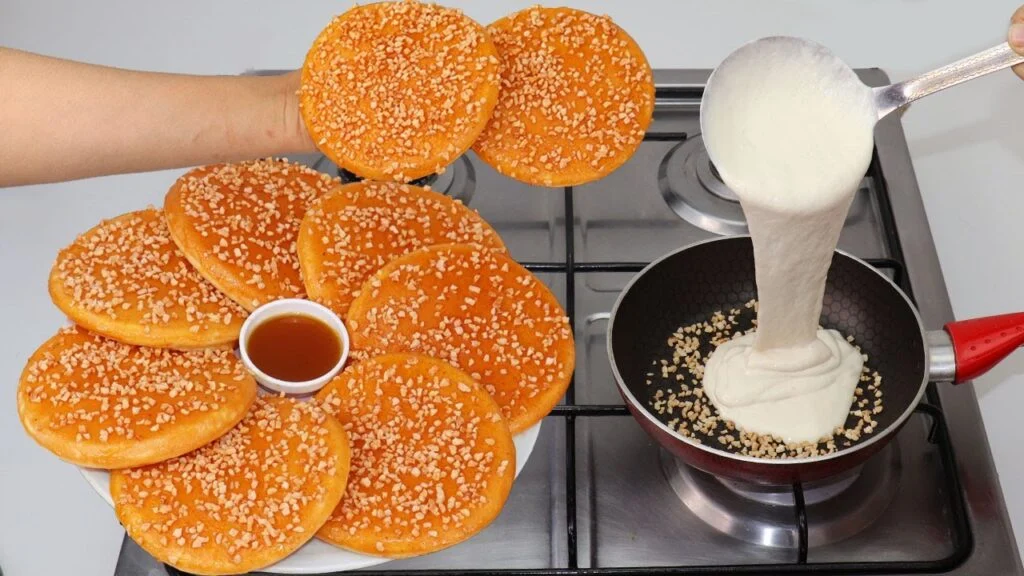 فطائر السمسم في الطاسة