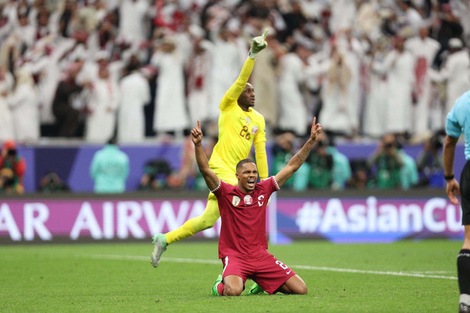نتيجة مباراة قطر وإيران