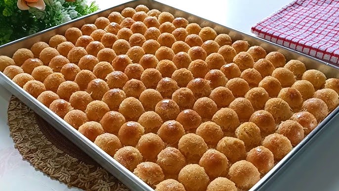 كرات جوز الهند بصوص الكراميل
