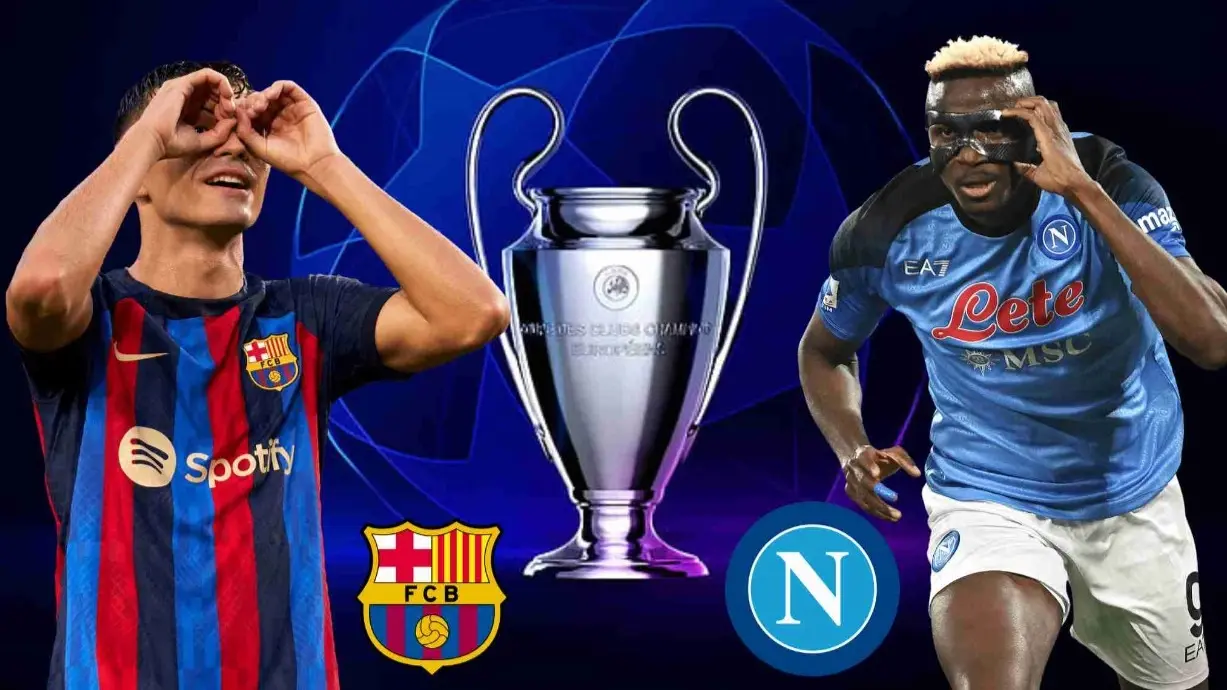 مباراة برشلونة و نابولي