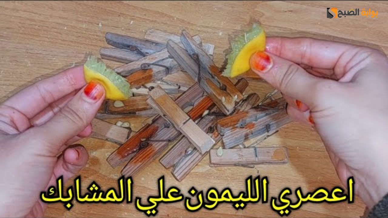 ليمون علي المشابك