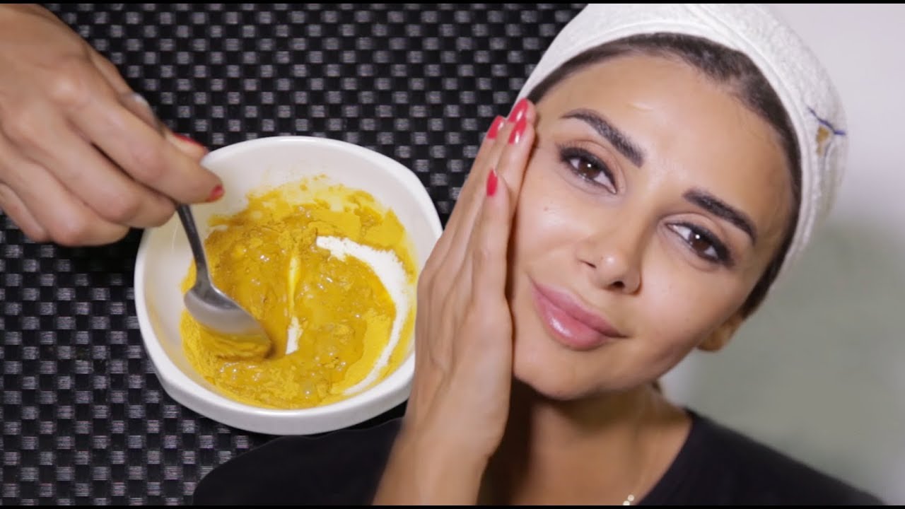 ماسك الكركم لشد البشرة