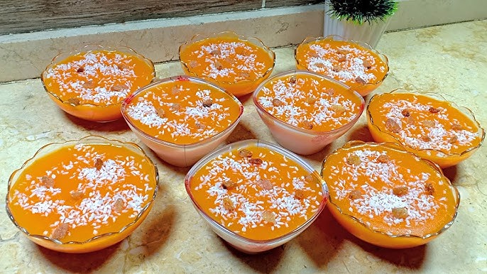 مهلبية البرتقال والجزر