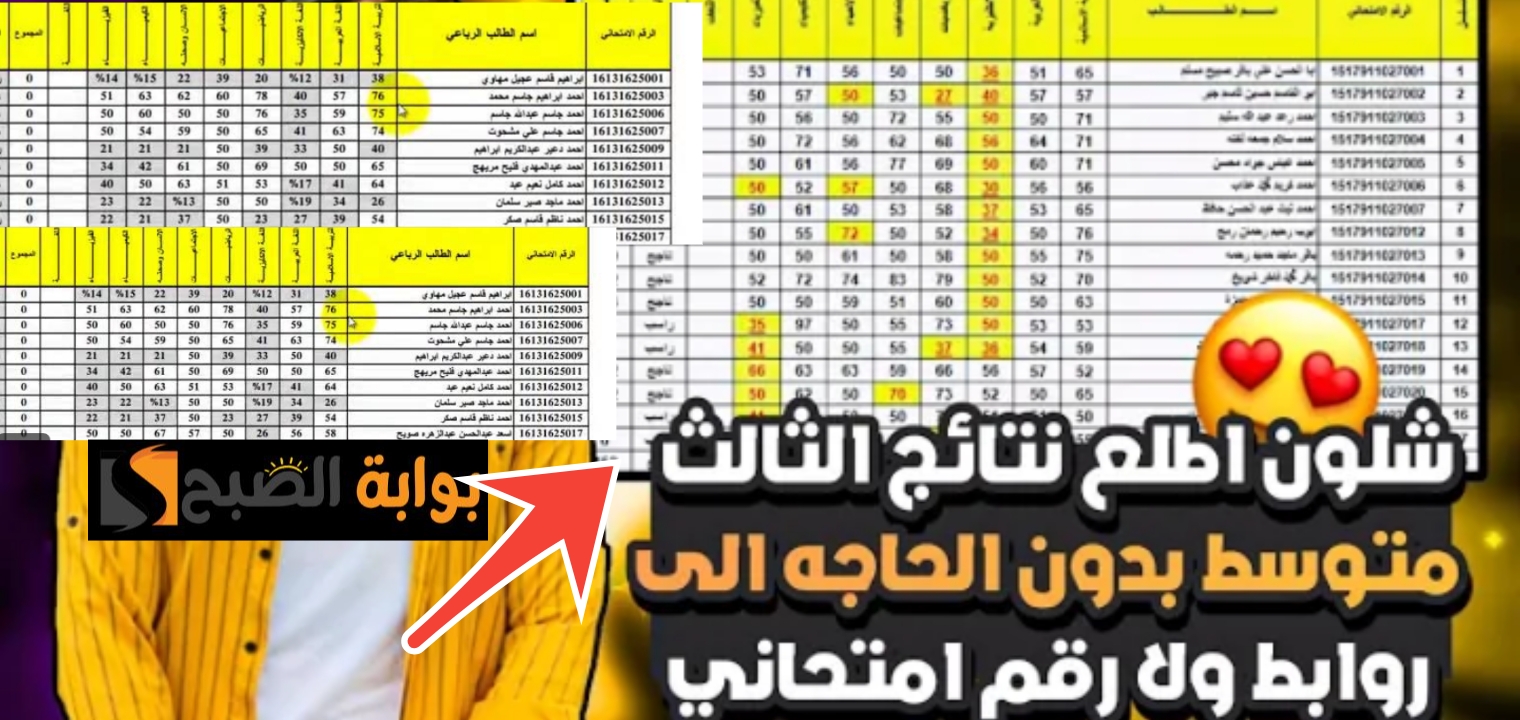 نتائج الثالث المتوسط