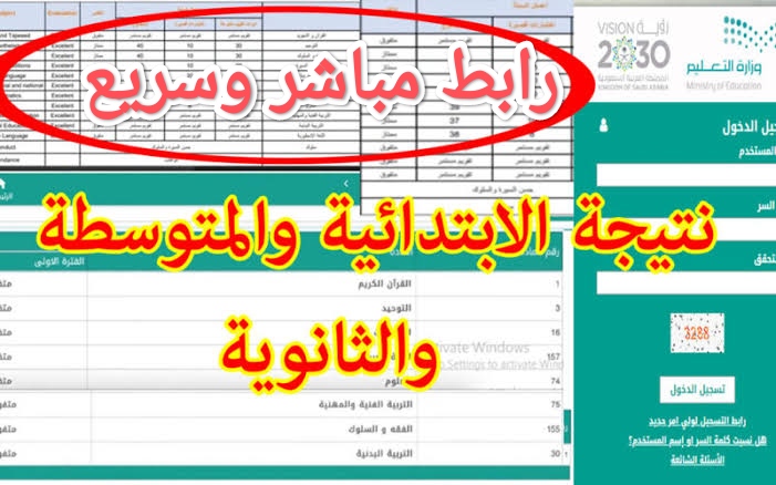 نتائج الفصل الدراسي الثاني 1445