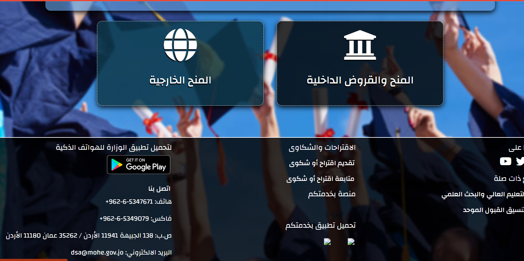نتائج المنح والقروض 2024
