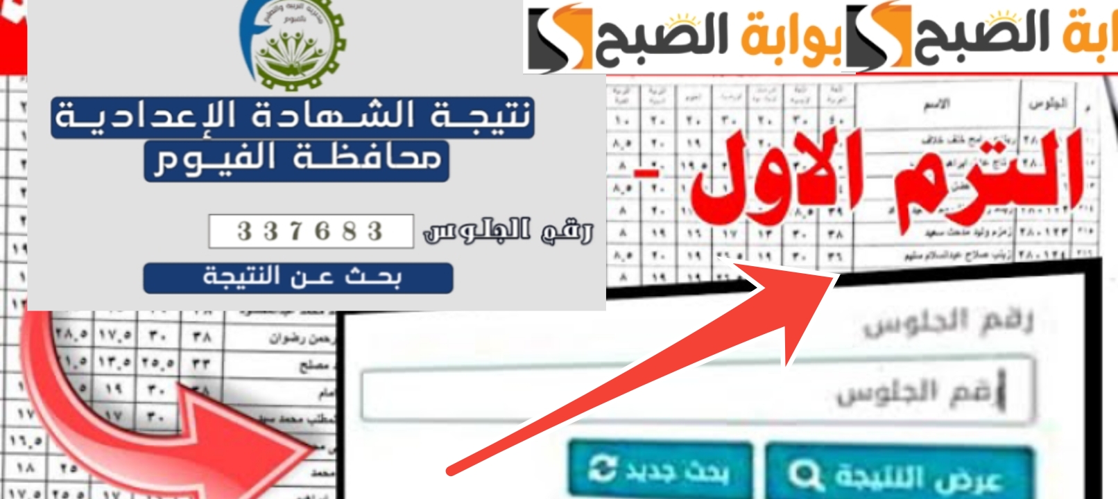 نتيجة الشهادة الاعدادية محافظة الفيوم
