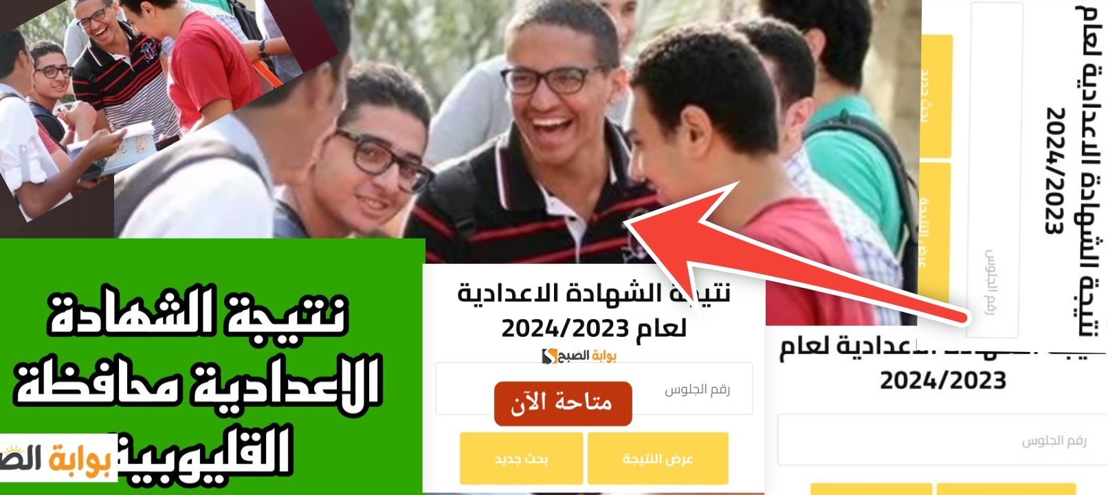 نتيجة الشهادة الاعدادية محافظة القليوبية