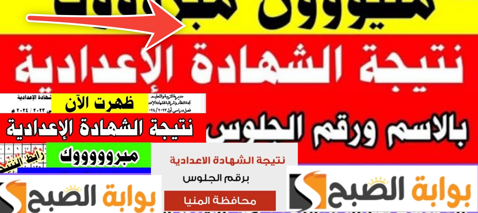 نتيجة الشهادة الاعدادية محافظة المنيا 2024