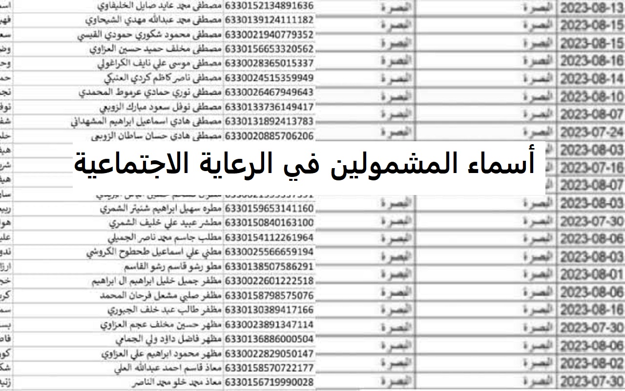 وزارة العمل والشؤون الاجتماعية mosla.gov.iq