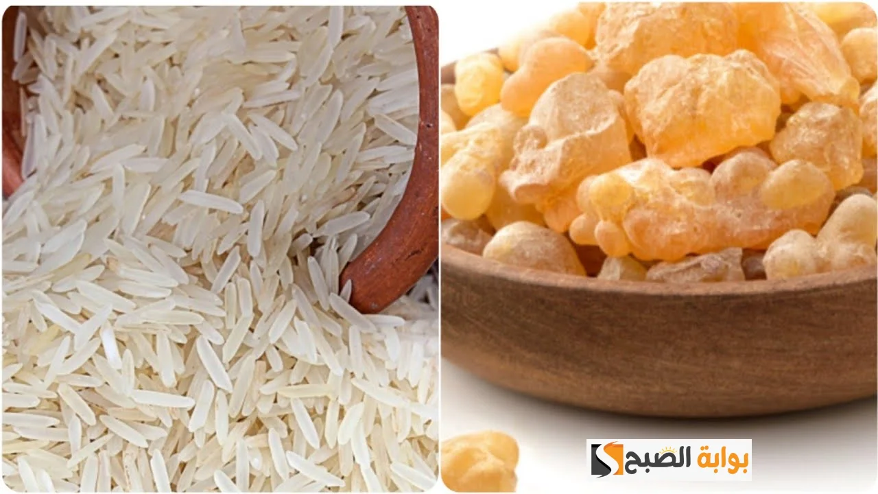 وصفة الأرز واللبان الذكر لإزالة التجاعيد
