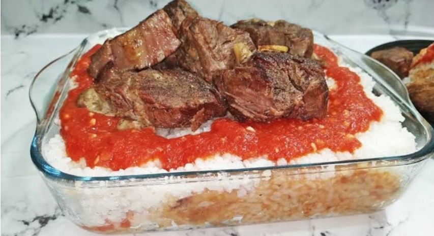 ‪طريقة عمل الفتة المصرية