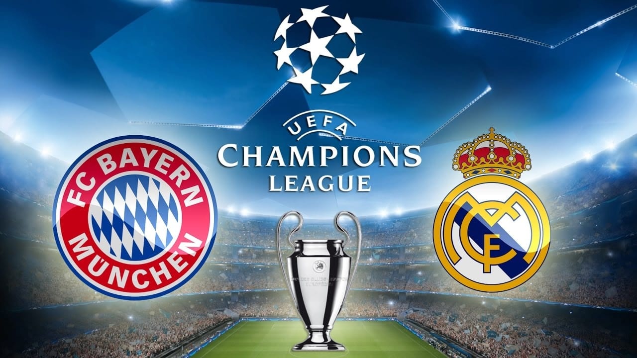 القنوات المفتوحة الناقلة لمباراة ريال مدريد وبايرن
