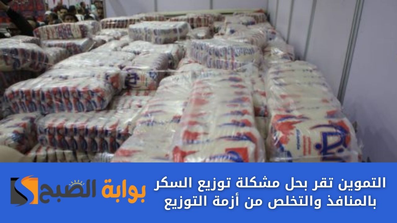 التموين تقر بحل مشكلة توزيع السكر بالمنافذ والتخلص من أزمة التوزيع