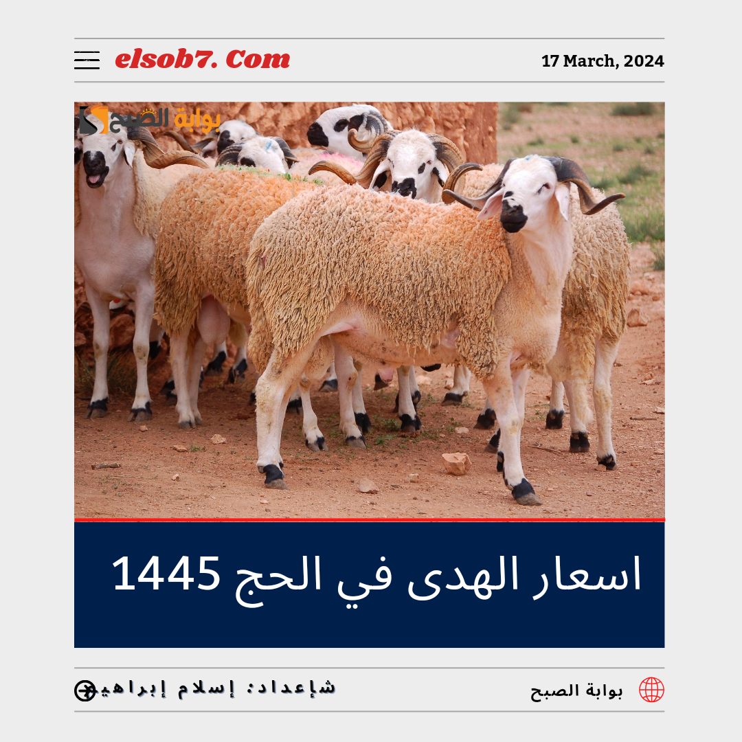 اسعار الهدى في الحج 1445