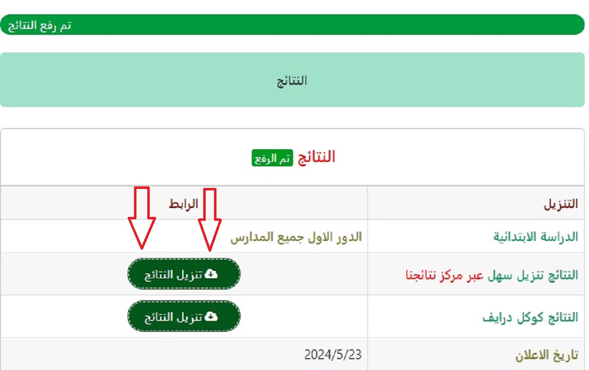 "ناجح ولا مكمل".. نتائج السادس الابتدائي في الكرخ 1 والكرخ 2 بالاسم فقط