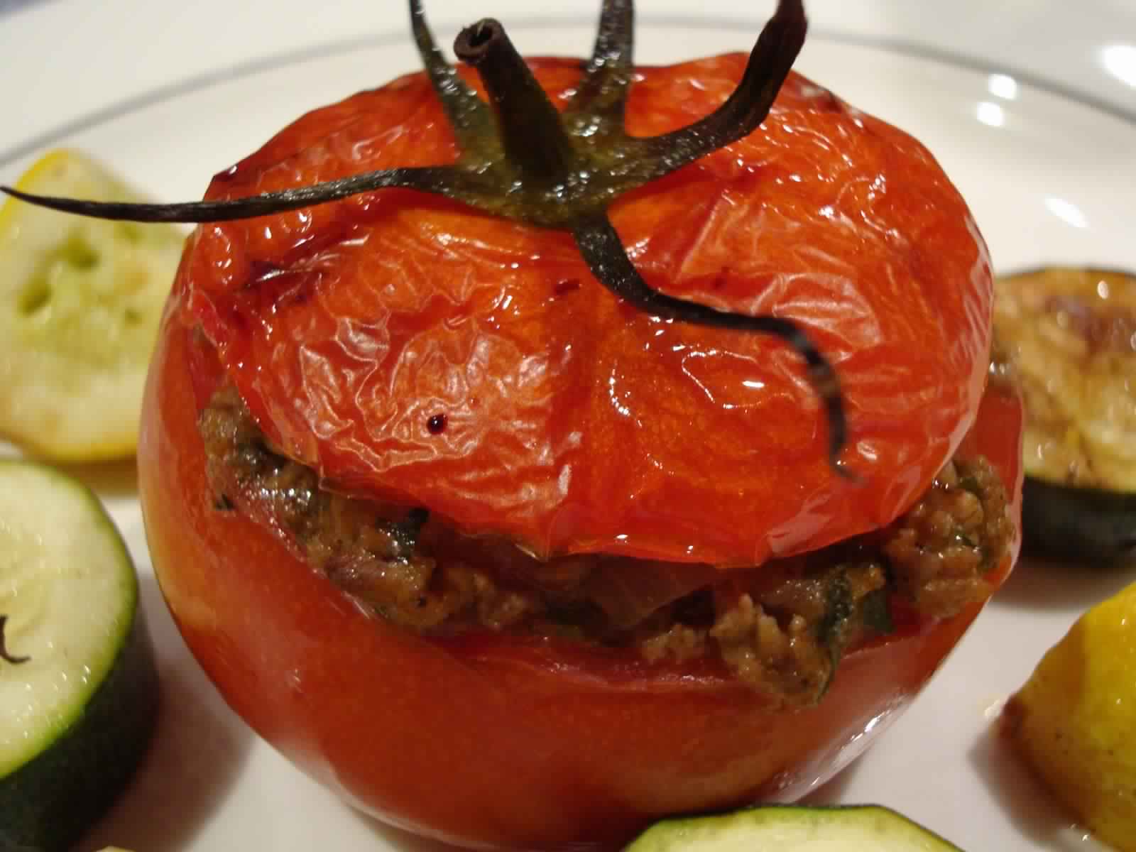 الطماطم المحشية بالأرز