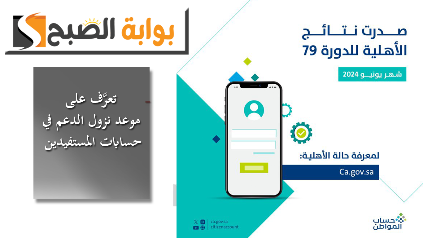 حساب المواطن يصدر نتائج الأهلية للدورة 79 عن شهر يونيو.. تعرَّف على موعد نزول الدعم في حسابات المستفيدين