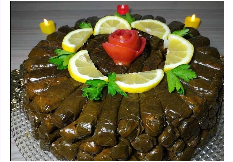 طريقة عمل محشي ورق العنب السوري