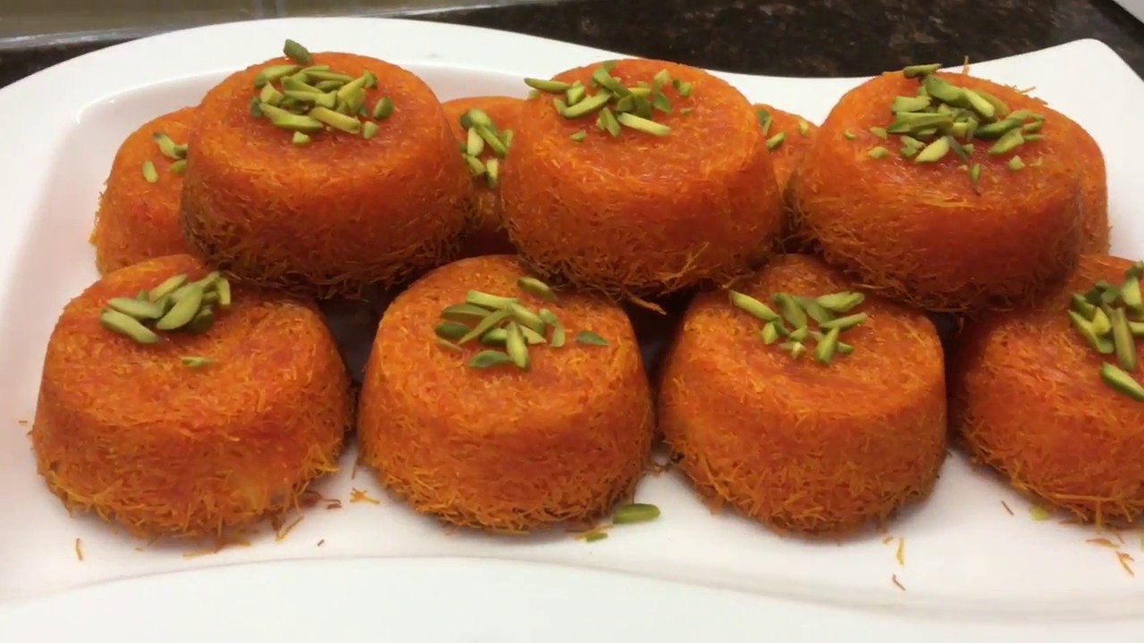 كنافة كب كيك