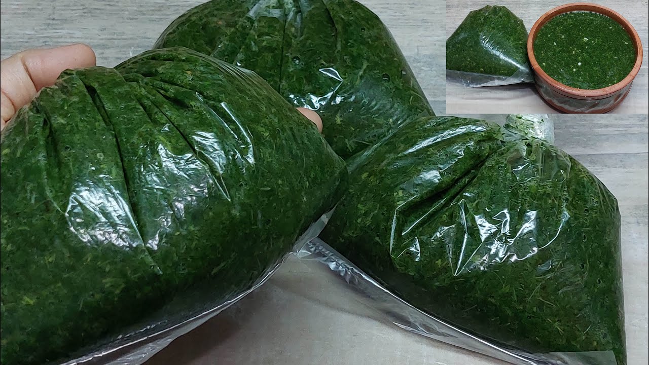 طرق تخزين الملوخية الخضراء