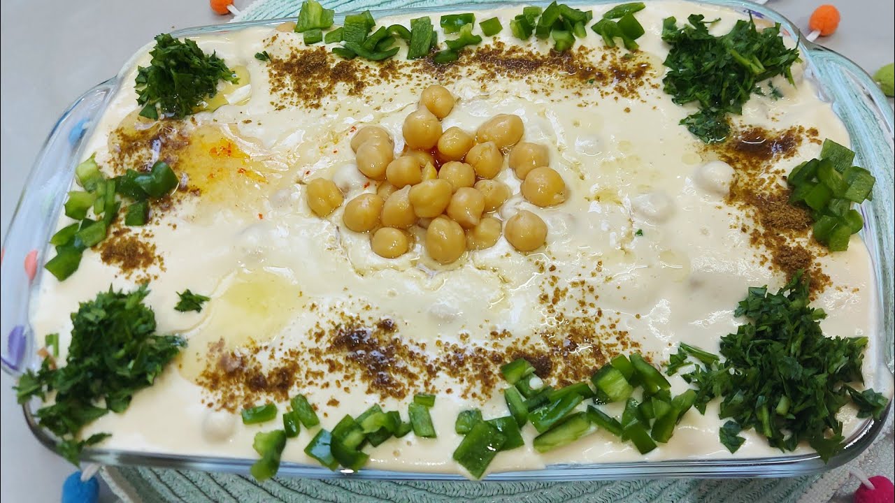 طريقة عمل فتة الحمص بخبز الحبة السوداء