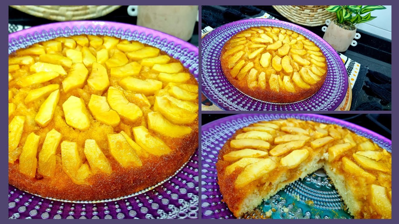 طريقه عمل كيكه التفاح