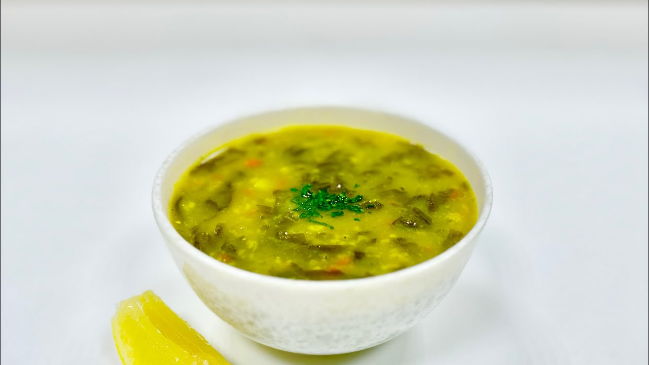 طريقة شوربة السبانخ بالشوفان