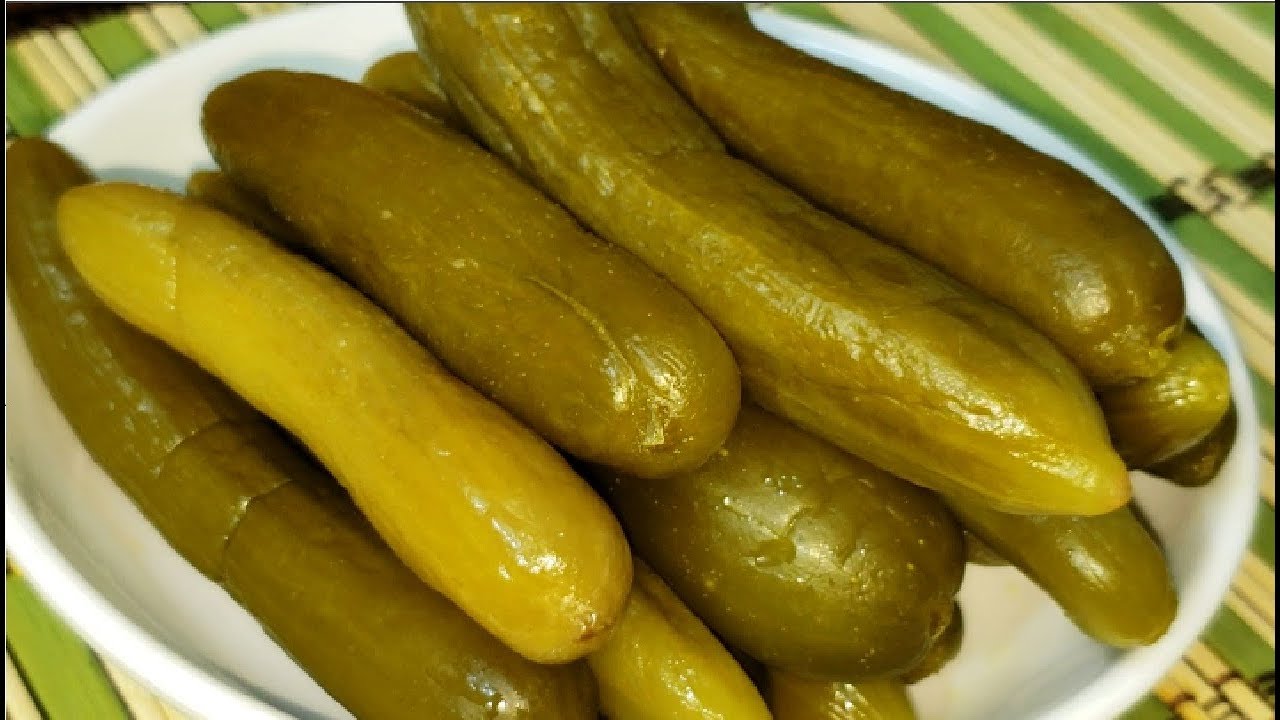 مخلل الخيار المقرمش
