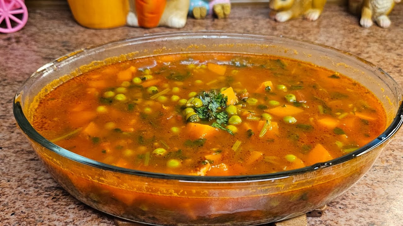 طريقة تحضير شوربة البازلاء والجزر