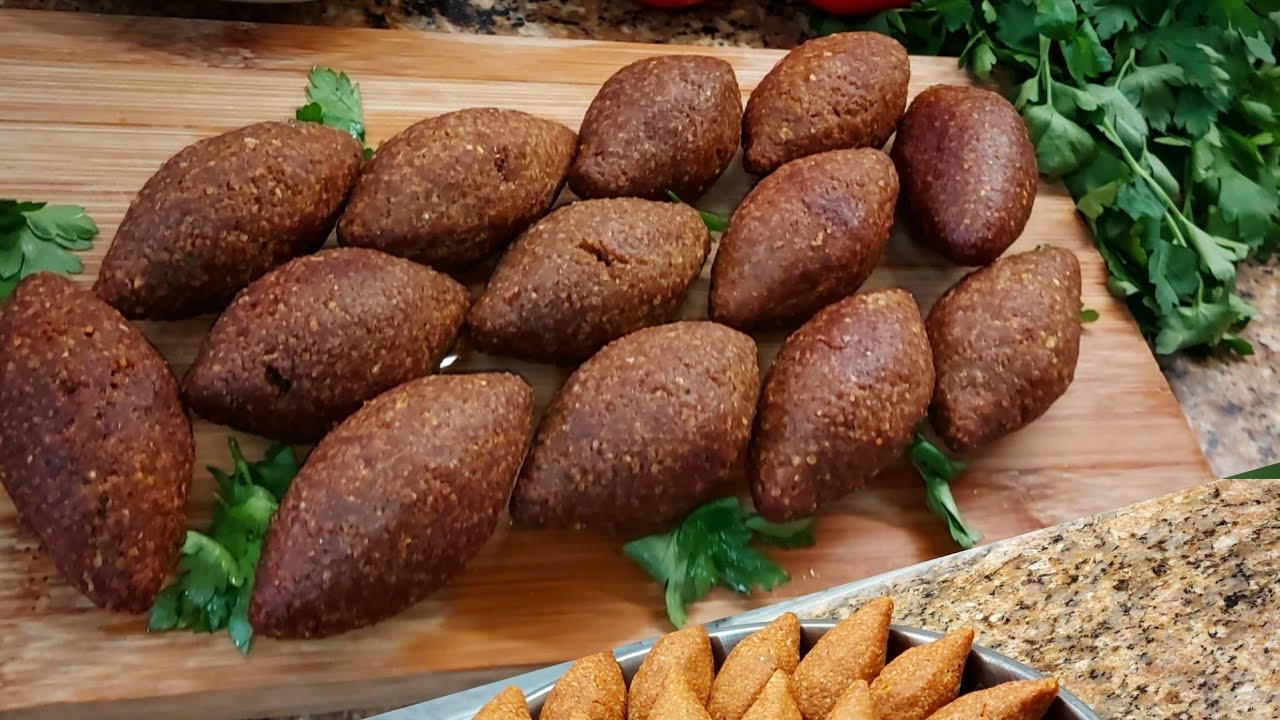 كبة نباتية بالبرغل والجوز